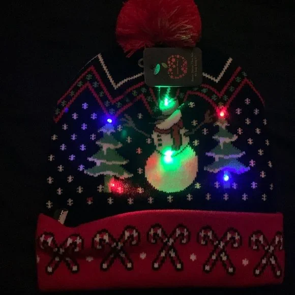 Light Up Holiday Beanie - Picture 2 of 2